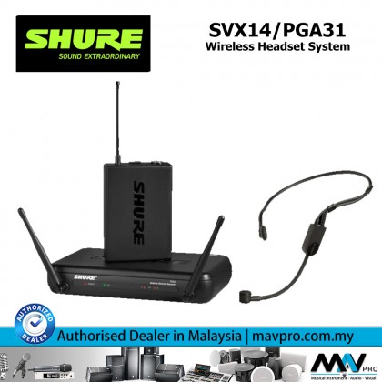 Shure BLX14/SM31 Wireless Fitness Headset Microphone System (SHURE
